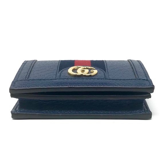 Brand New Gucci Ophidia Blue Leather Card Case W… - Picture 3 of 7